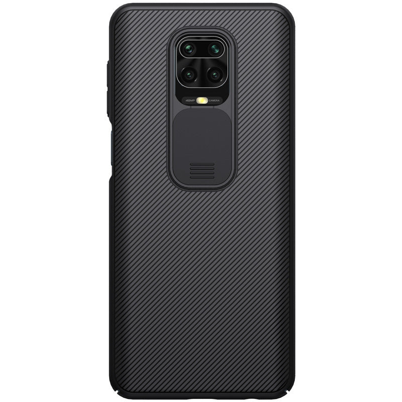 Mobile Phone Case Note 9 Pro Max Black Mirror Slide Cover