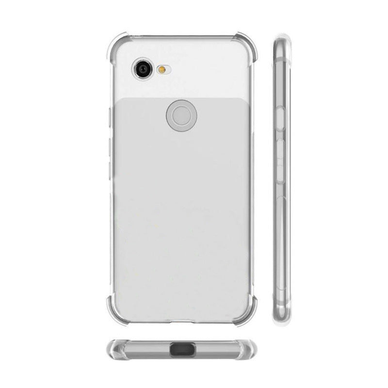 Google Pixel 4A Fourcorner Drop-proof Soft Silicone Case For Pixel4 4XL, Pixel3A Mobile Phone Case