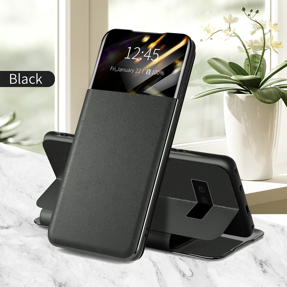 Applicable To Pixel 6 Card Flip Protective Leather Case