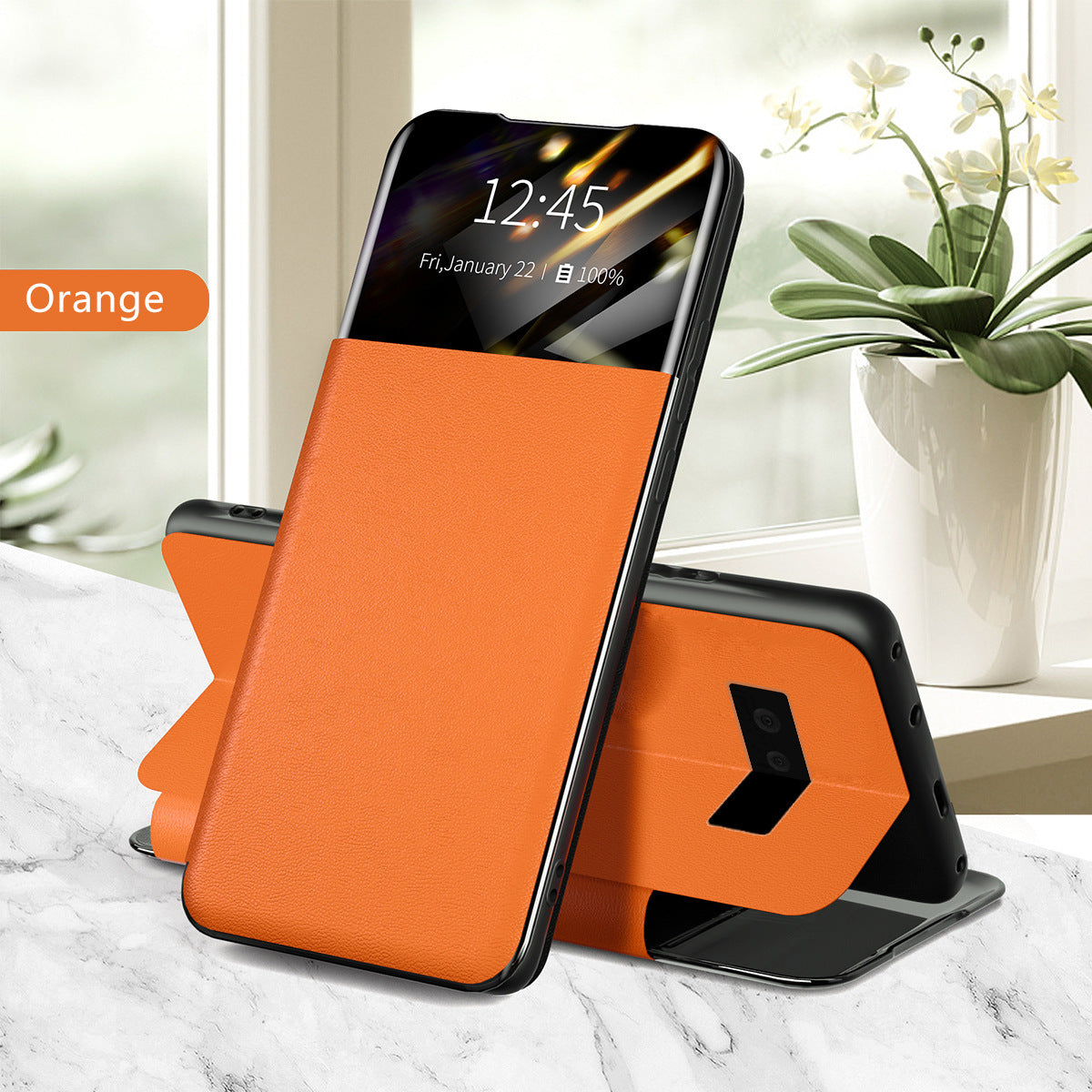 Applicable To Pixel 6 Card Flip Protective Leather Case