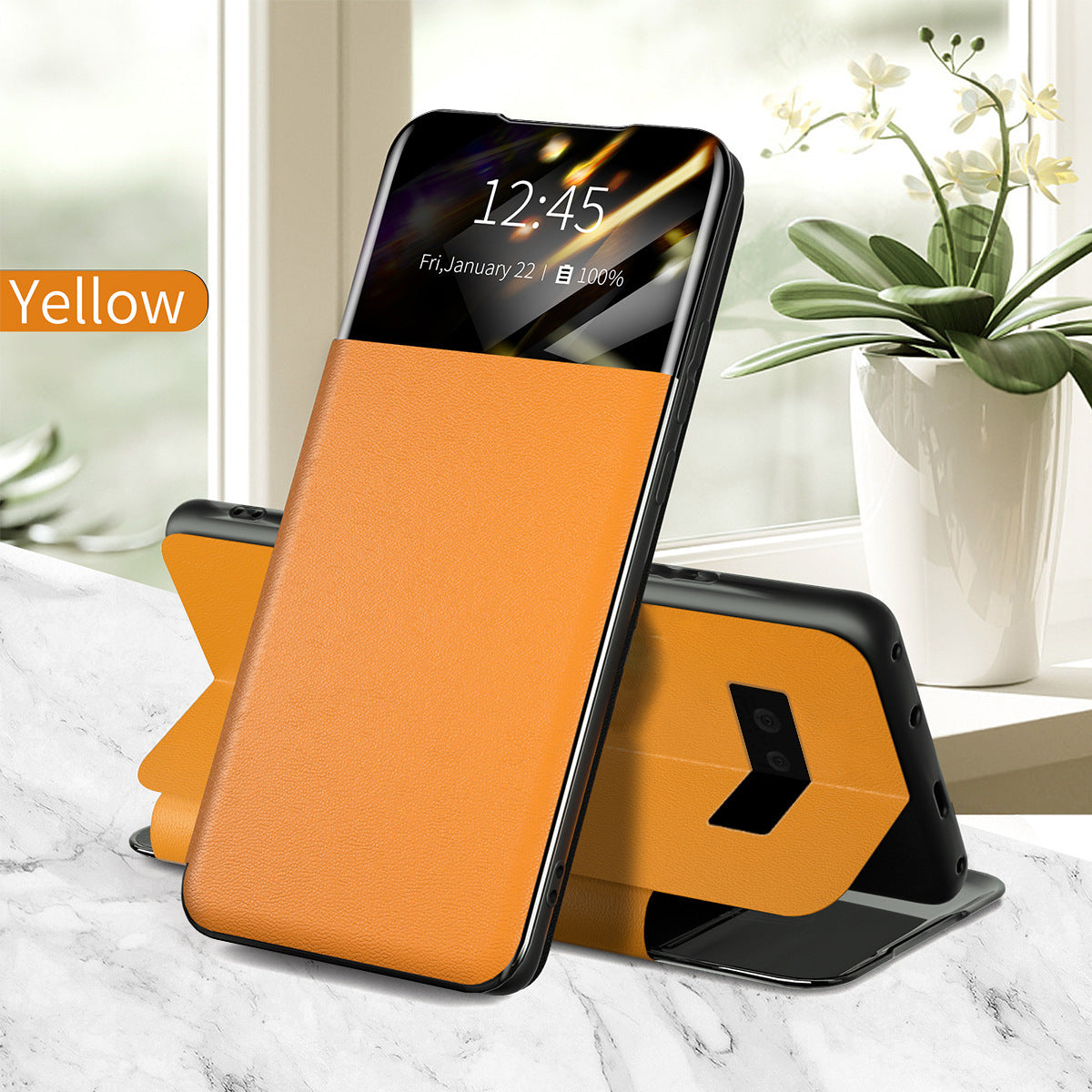Applicable To Pixel 6 Card Flip Protective Leather Case