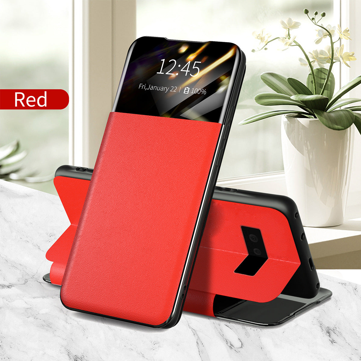 Applicable To Pixel 6 Card Flip Protective Leather Case