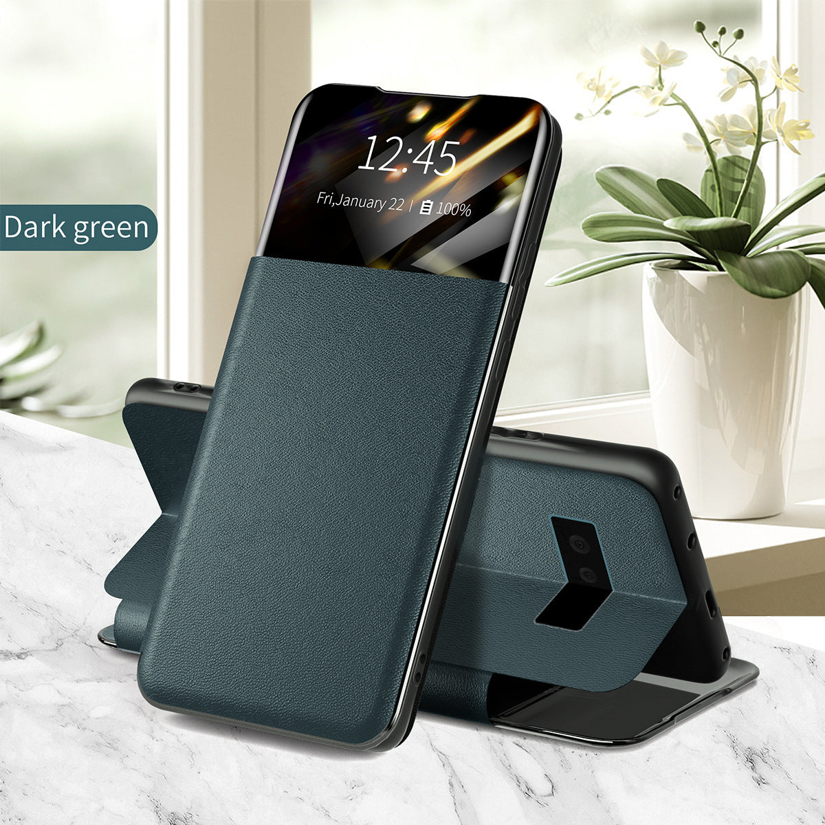 Applicable To Pixel 6 Card Flip Protective Leather Case