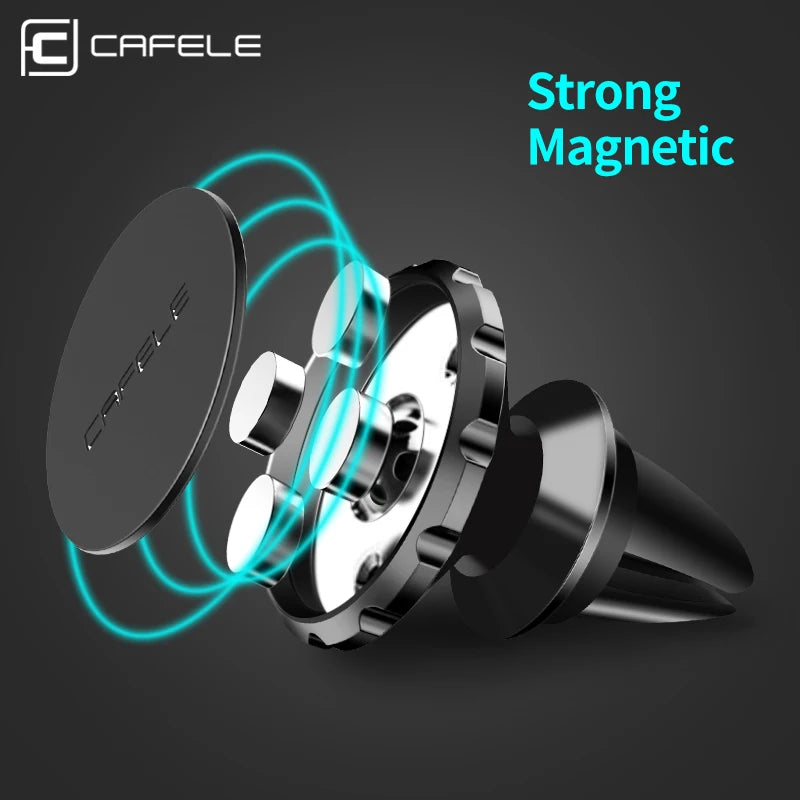 CAFELE Magnetic Car Phone Holder For Universal Phones Air Outlet Car Mount Air Vent Clip Car Stand Phone Accessories Brand New