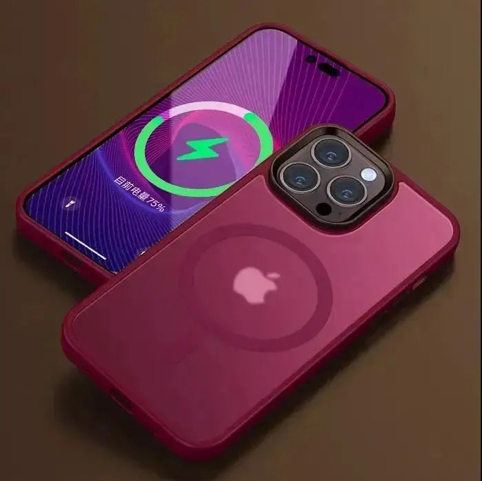 Frosted iPhone Case For Wireless Charging Cover