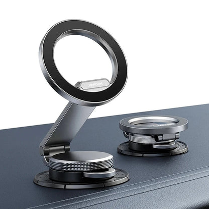 Joyroom Magnetic Car Mount All-Metal Strongest Magnet Foldable Phone Holder for Car Dashboard Tesla Phone Mount For iPhone