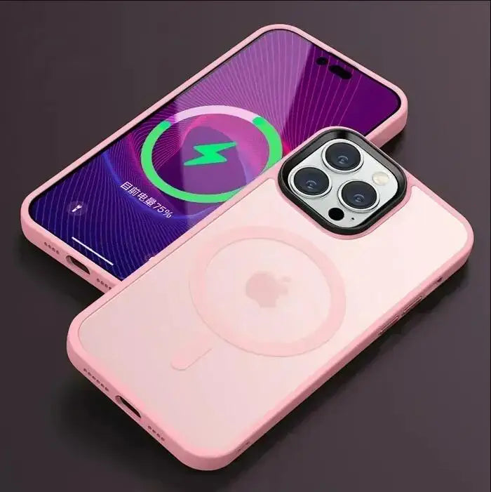 Frosted iPhone Case For Wireless Charging Cover